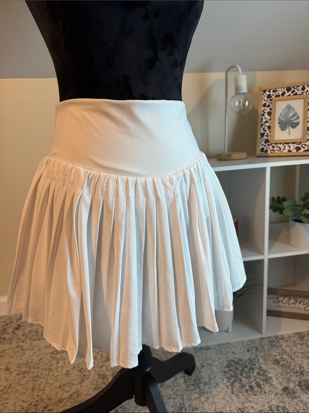 All In Motion (Target) white pleated tennis skirt